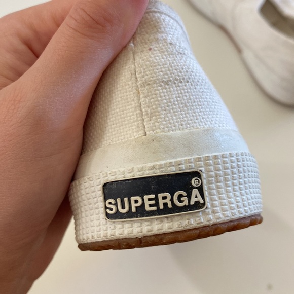 Superga 2750 Cotu Classic White Sneakers Size 7 - Picture 5 of 6